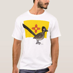 State Birdorable of New Mexico: Greater Roadrunner Men's Basic T-Shirt