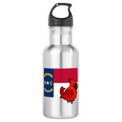 State Birdorable of North Carolina: Northern Cardinal Water Bottle (24 oz)
