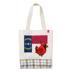 State Birdorable of North Carolina: Northern Cardinal LIFE Line Tote Bag
