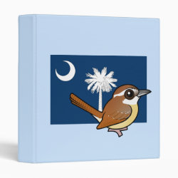 State Birdorable of South Carolina: Carolina Wren Avery Signature Binder 8.5x11