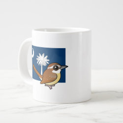State Birdorable of South Carolina: Carolina Wren Jumbo Mug