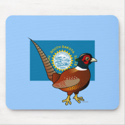 State Birdorable of South Dakota: Common Pheasant Mousepad