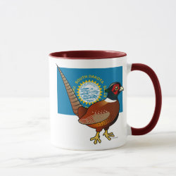 State Birdorable of South Dakota: Common Pheasant Combo Mug