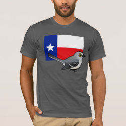 State Birdorable of Texas: Northern Mockingbird Men's Basic American Apparel T-Shirt