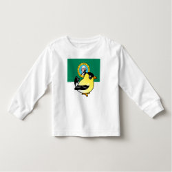 State Birdorable of Washington: Goldfinch Toddler Long Sleeve T-Shirt
