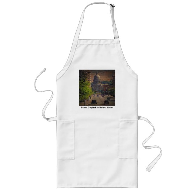 State Capital  in Boise, Idaho Long Apron (Front)