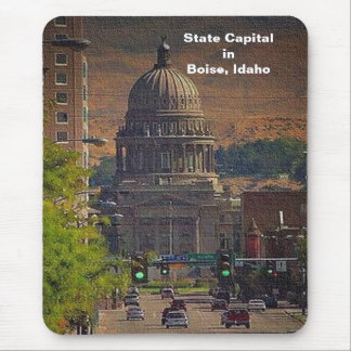 State Capital in Boise, Idaho Mouse Pad
