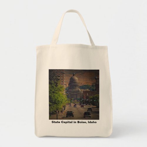 State Capital  in Boise Idaho Tote Bag