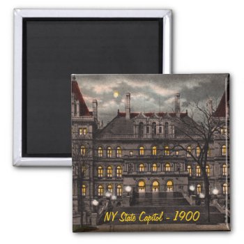 State Capitol Albany Ny Magnet by vintageamerican at Zazzle