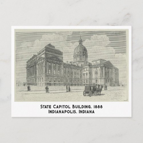 State Capitol in Indianapolis Indiana Postcard