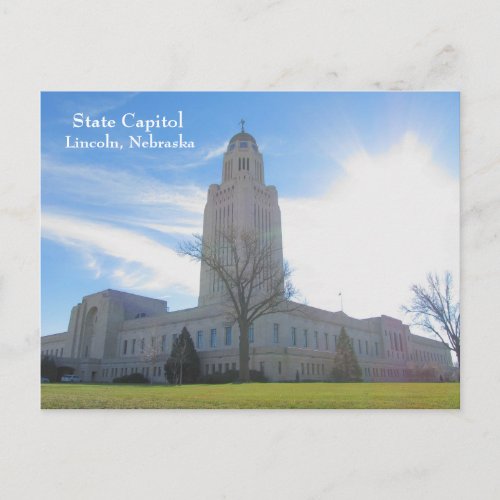 State Capitol _ Lincoln NE  postcard  55n 055