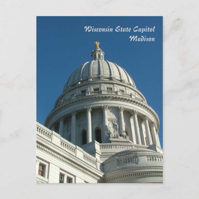 State Capitol - Madison Postcard (Front)