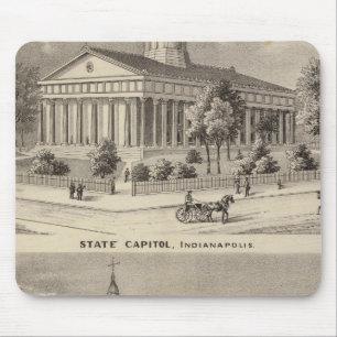 State Capitol , Marion County Court House Mouse Pad