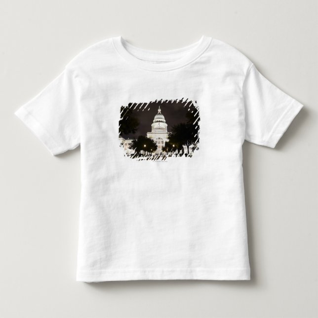 State Capitol of Austin, Texas at Night Toddler T-shirt (Front)