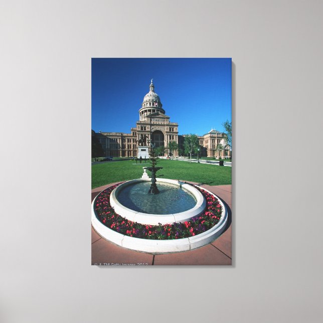 'State Capitol of Texas, Austin' Canvas Print (Front)