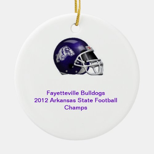 State Champ Fayetteville Ornament