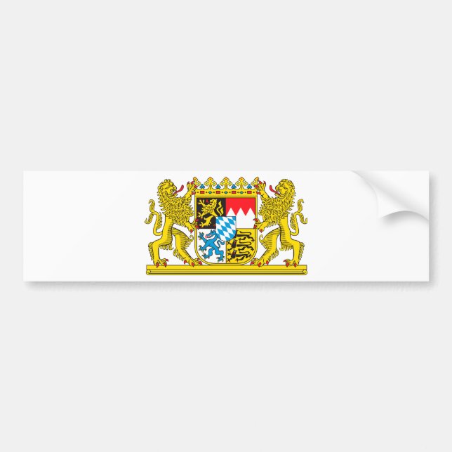 state coat of arms Bayer Bumper Sticker (Front)