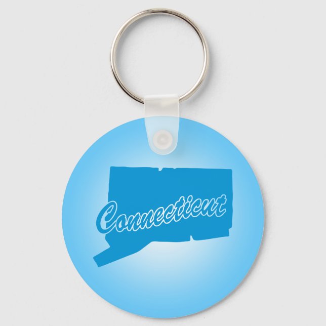 State Connecticut Keychain (Front)