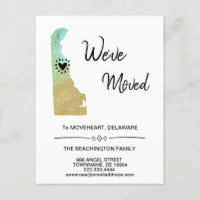 *~* STATE DELAWARE Moving Glitter- New Address