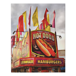 State Fair Canvas Hotdogs