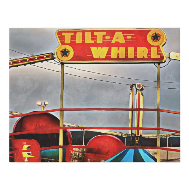 State Fair Canvas Tilt-A-Whirl (Front)