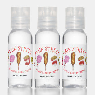 State Fair Carnival Festival Corndog Cotton Candy Hand Sanitizer