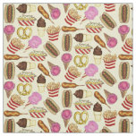 State Fair Carnival Food Fries Nachos Cotton Candy Fabric