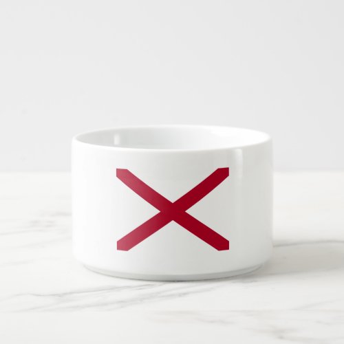 State Flag Alabama St Andrew Crimson Cross Bowl