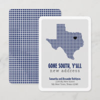 State Flag Blue Gone South, Y'All Moving