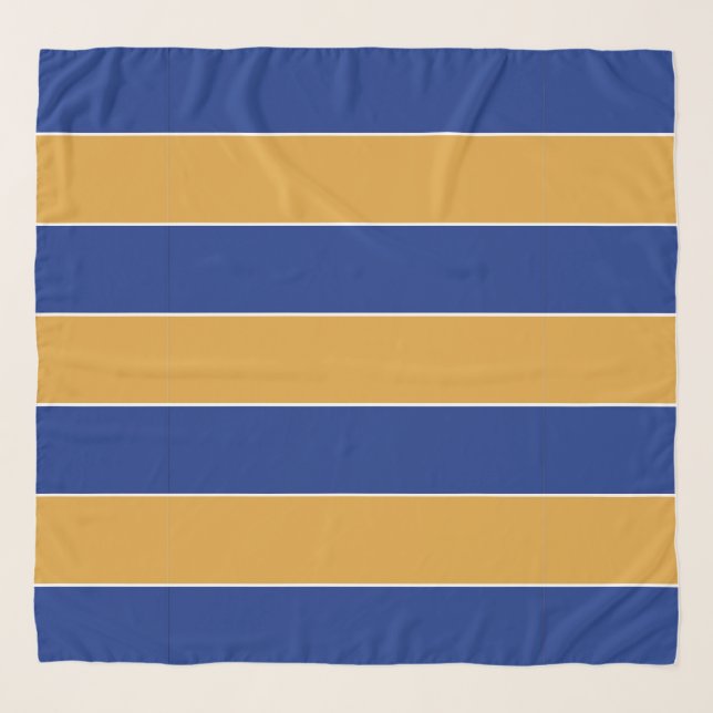 State Flag Colors of Massachusetts Scarf (Front)