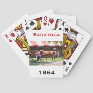 State Flag in the Saratoga Paddock Poker Cards