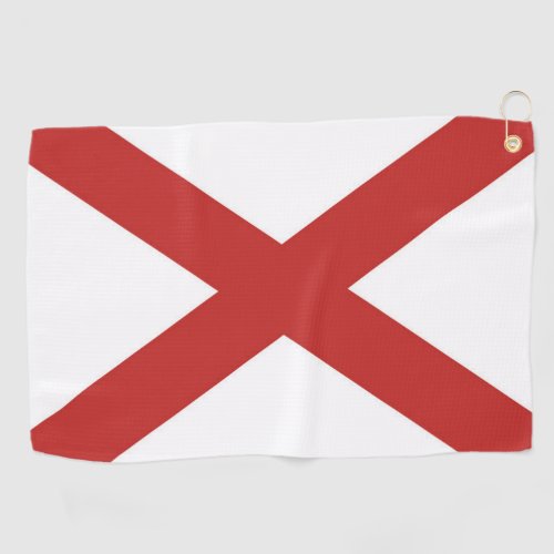 State Flag of Alabama USA Golf Towel