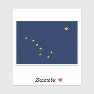 State flag of Alaska Sticker