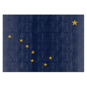 State Flag of Alaska, USA Cutting Board