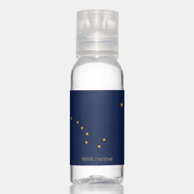 State Flag of Alaska, USA Hand Sanitizer (Front)