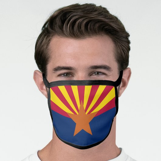 State Flag of Arizona Face Mask (Worn Him)