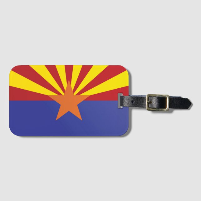 State Flag of Arizona, USA Luggage Tag (Front Horizontal)