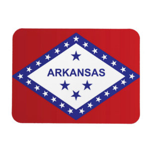 State Flag of Arkansas, USA Magnet