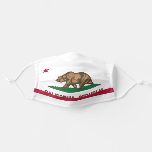 State Flag of California Adult Cloth Face Mask