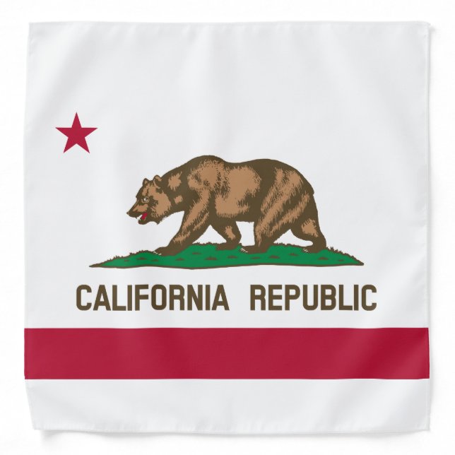 State Flag of California Bandana (Front)