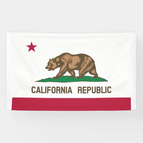 State Flag of California Banner