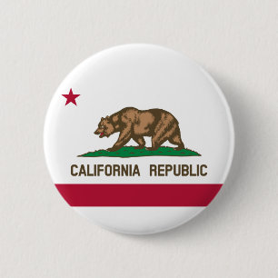 State Flag of California Button