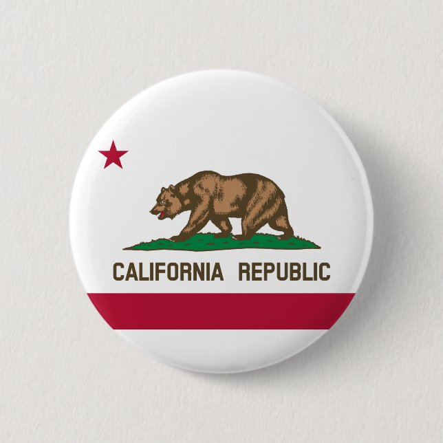 State Flag of California Button (Front)