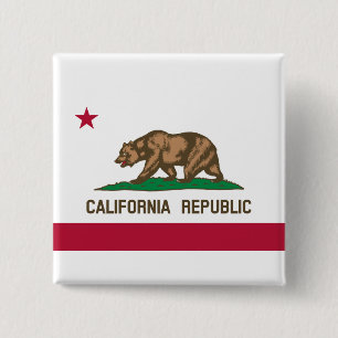 State Flag of California Button