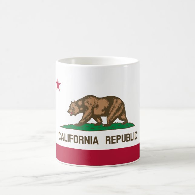 State Flag of California Coffee Mug (Center)