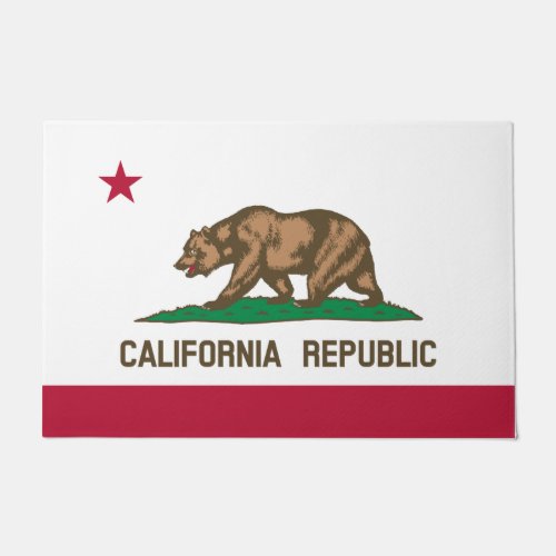 State Flag of California Doormat