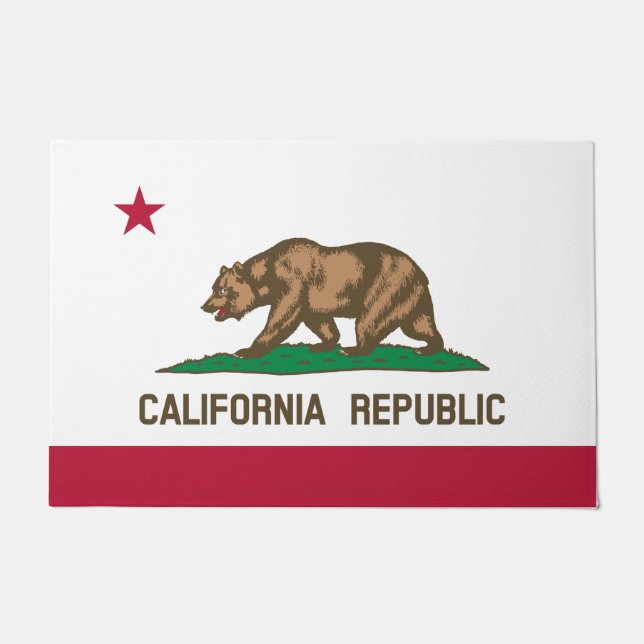 State Flag of California Doormat (Front)