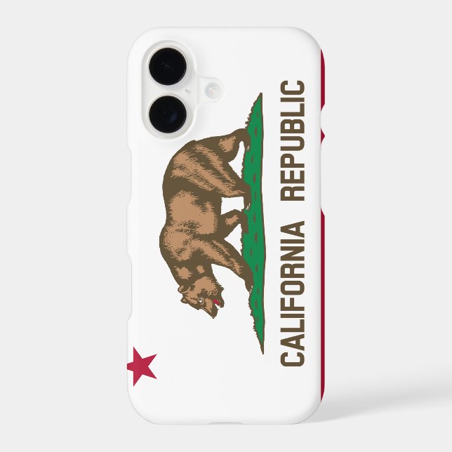 State Flag of California Iphone Case (Back)