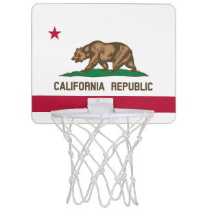 State Flag of California Mini Basketball Hoop