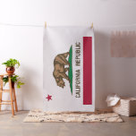 State Flag of California Republic Fabric